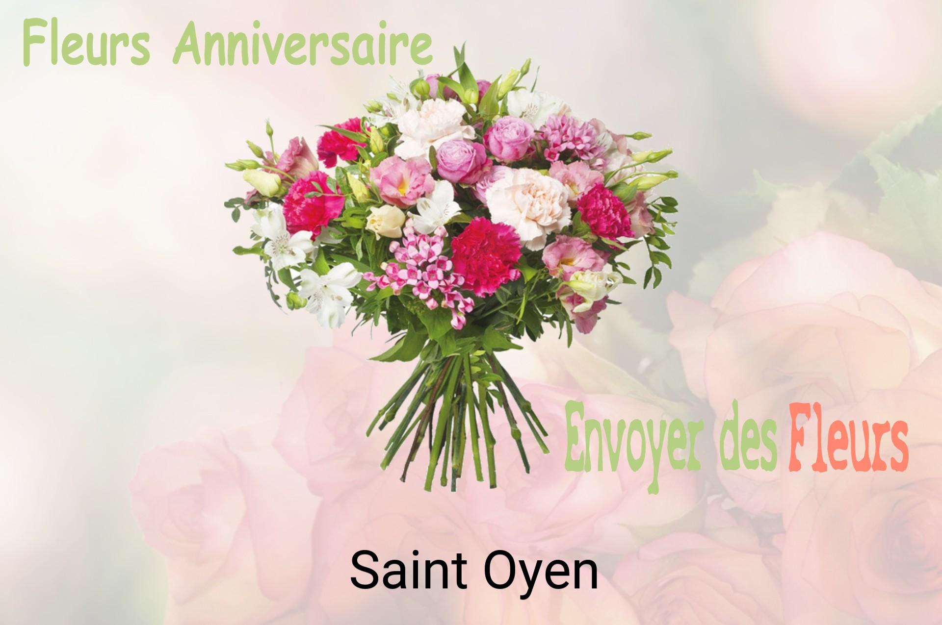 Bouquet de fleurs d’anniversaire livré à Saint-Oyen