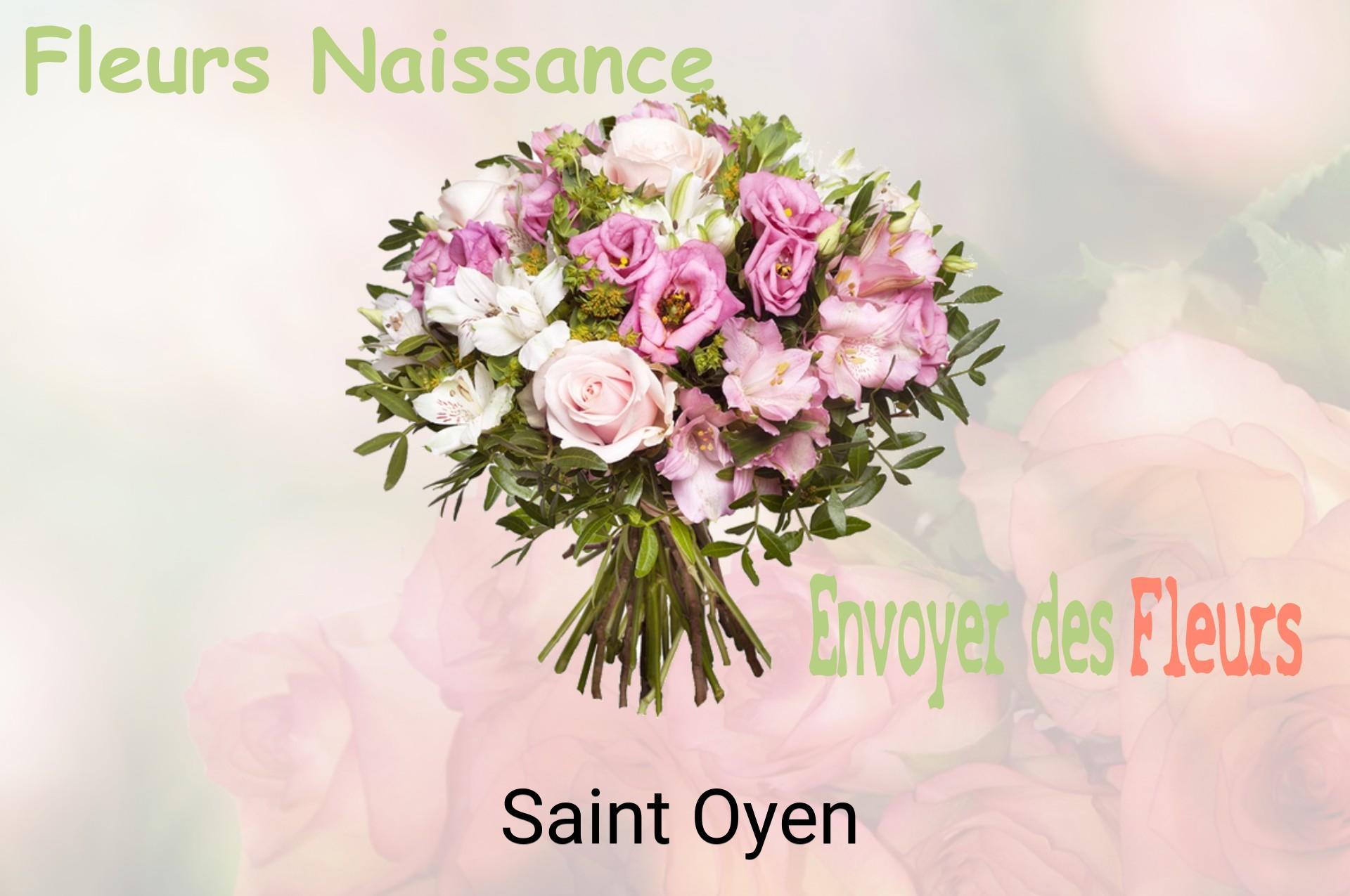 Bouquet de fleurs de naissance livré à Saint-Oyen